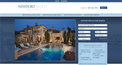 Desktop Screenshot of newportbeachrealestate.com