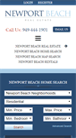 Mobile Screenshot of newportbeachrealestate.com